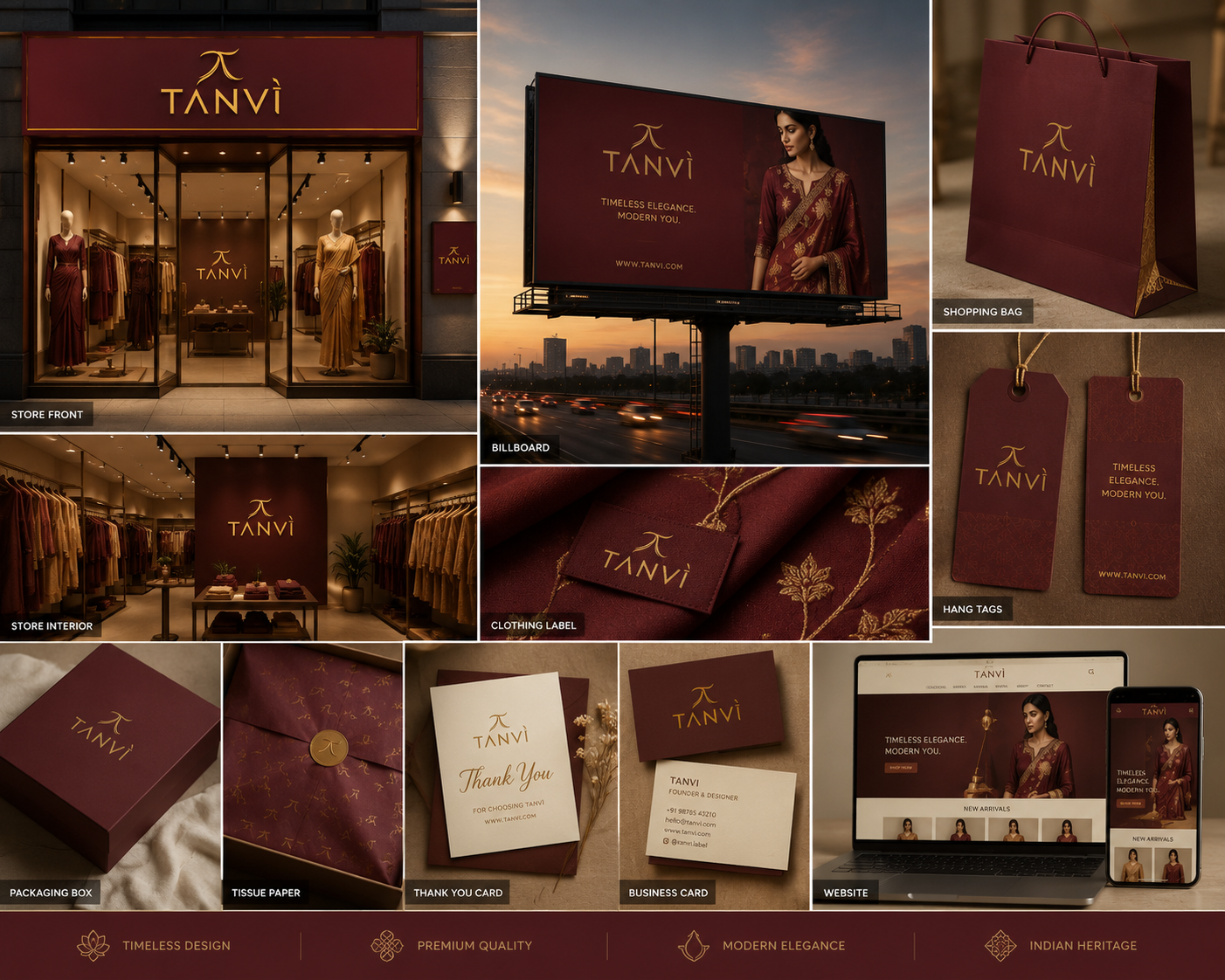Tanvi Branding Showcase